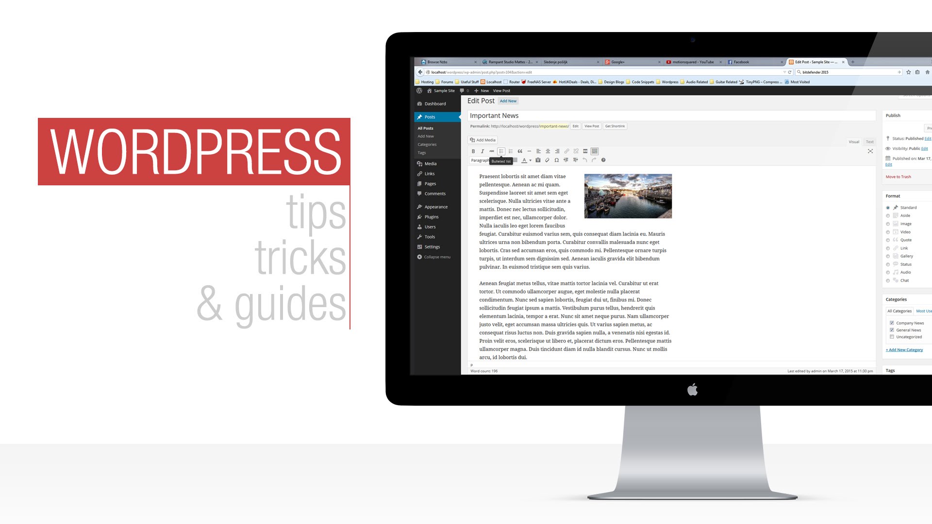 WordPress Tutorial: Media Basics Part 1