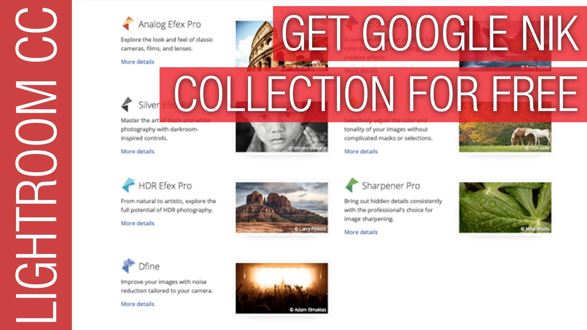 Google Nik Collection Software for Lightroom & Photoshop for Free