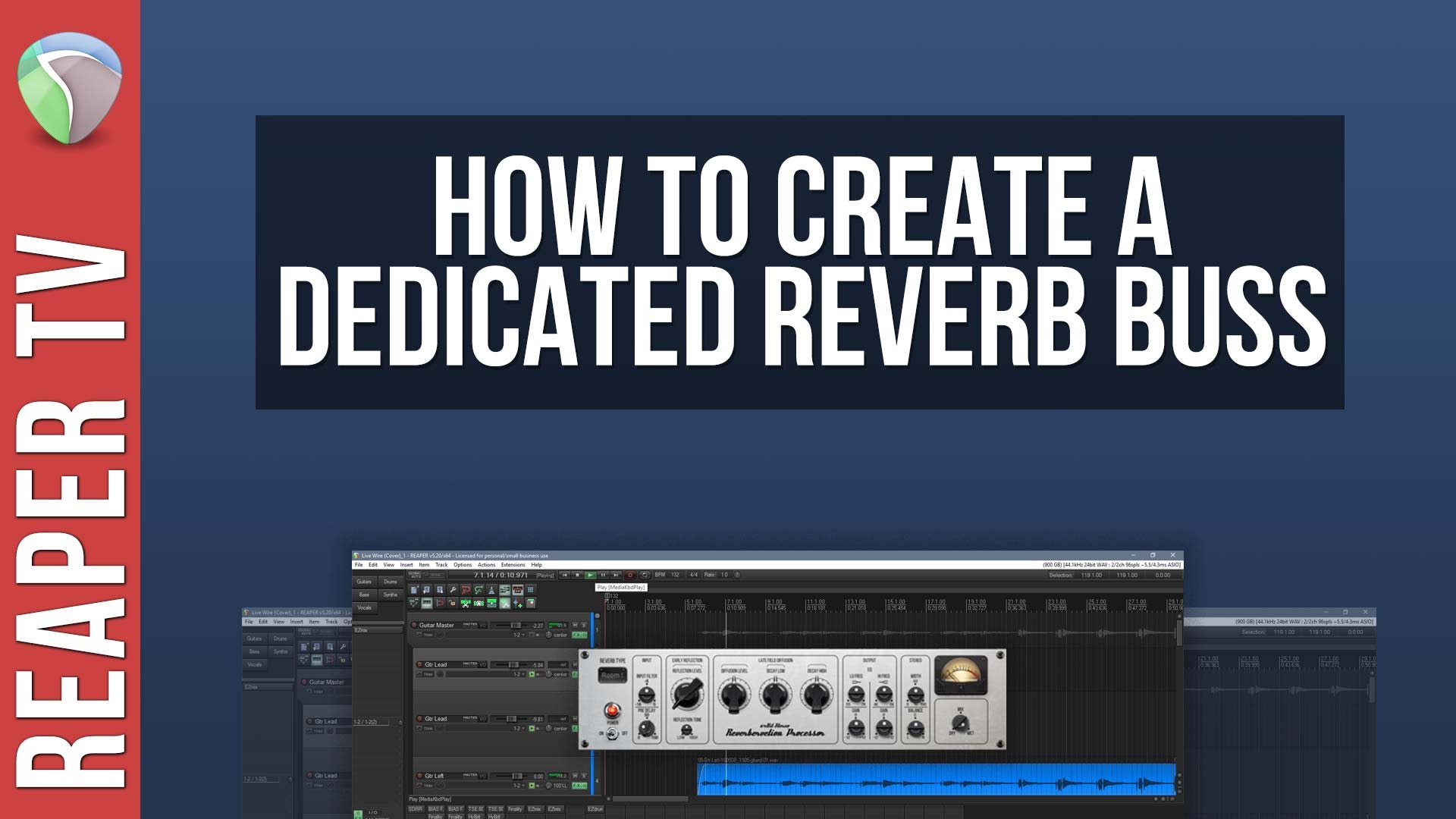 How To Set Up a Dedicated Reverb Buss in Reaper DAW
