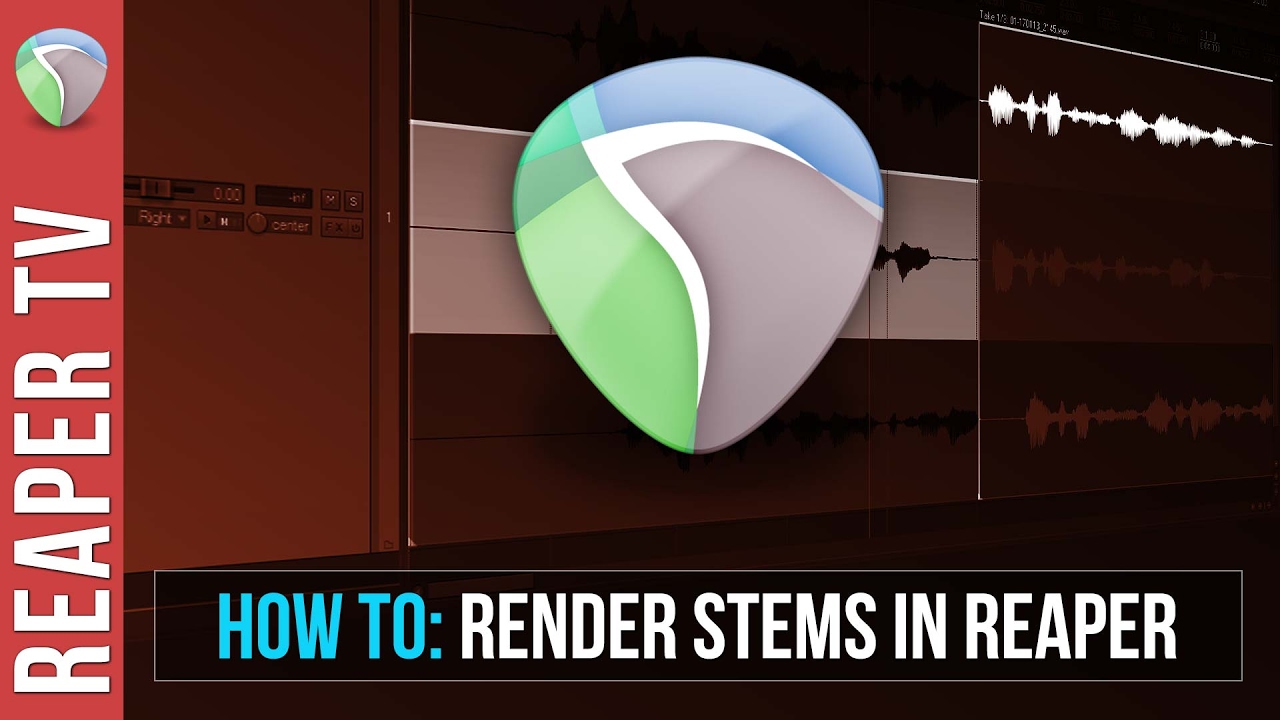 Reaper Tutorial: How To Render Stems in Reaper DAW