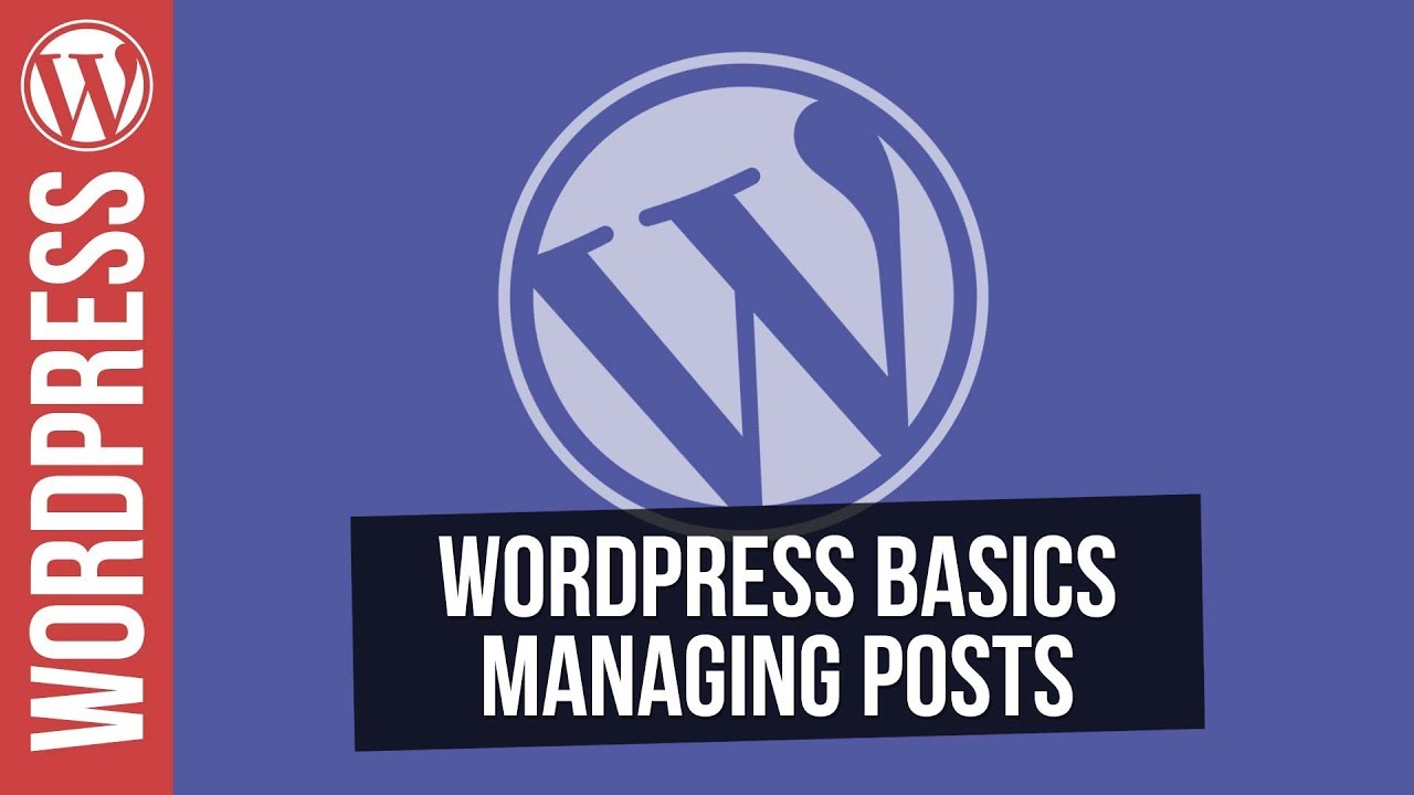 WordPress for Beginners – Working with Posts