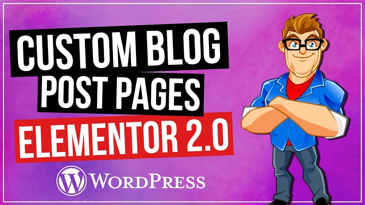 Custom WordPress Blog Page with Elementor 2.0