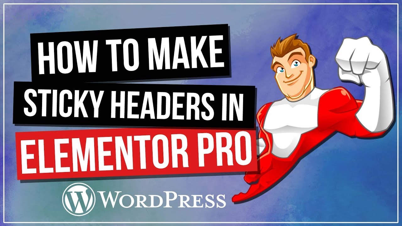Read more about the article Elementor Sticky Header Tutorial