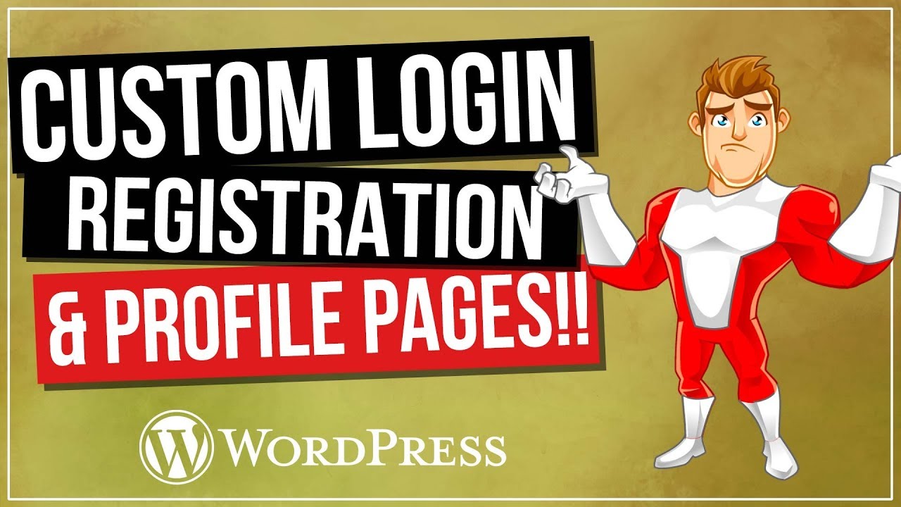 WordPress Login And Registration Pages | Customize Your Website for FREE